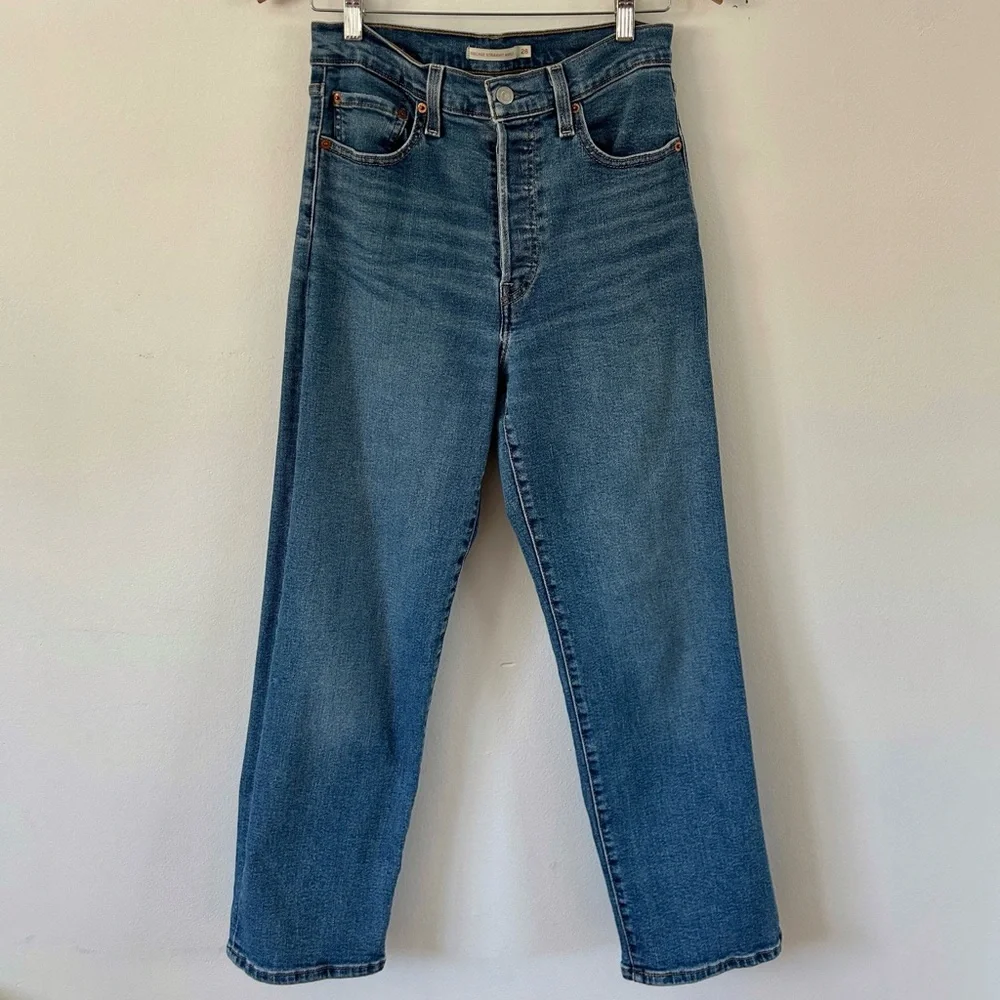 Levi's Ribcage Straight leg Jeans - Picture 1 of 3